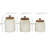 Terracotta Canister - Set of 3