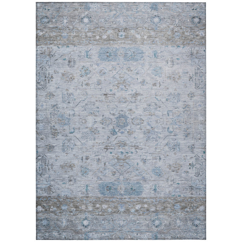 Machine Washable Indoor/Outdoor Chantille ACN2323 Global Rug, Rectangle 2'6" x 3'10"