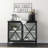 Diego 2-Door Iron Accent Cabinet
