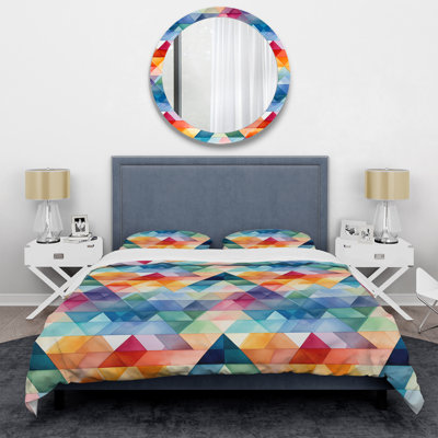 Ensemble de housse de couette Triangle