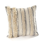 Ellisan Striped Cotton Throw Pillow