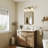Black Aluminum Framed Rectangle Bathroom Mirror, Vanity Mirror With Tempered Glass-1083476481