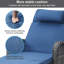 Chaise longue d'extérieur inclinable avec coussins Dahlyla (ensemble de 2)-777923851-777923848
