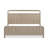 Honey Solid Wood Platform Bed-95846925