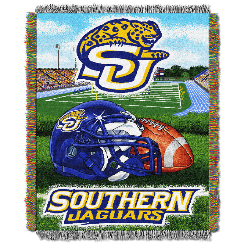 Southern University Jaguars Woven Tapestry Throw Blanket, 48" x 60", Multicolor