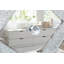 Console multimédia 47 po avec portes en verre Diamond, porte à deux portes et espace de rangement ouvert, compatible avec les téléviseurs de 50 po