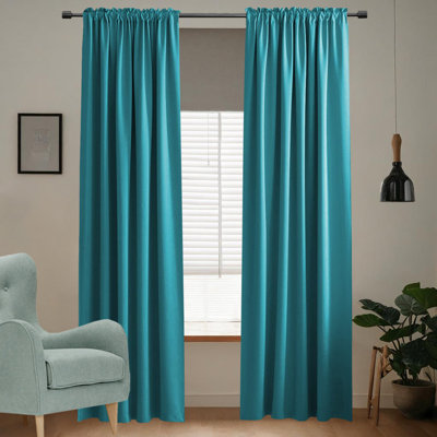 Room Darkening Curtains,2 Panels Set