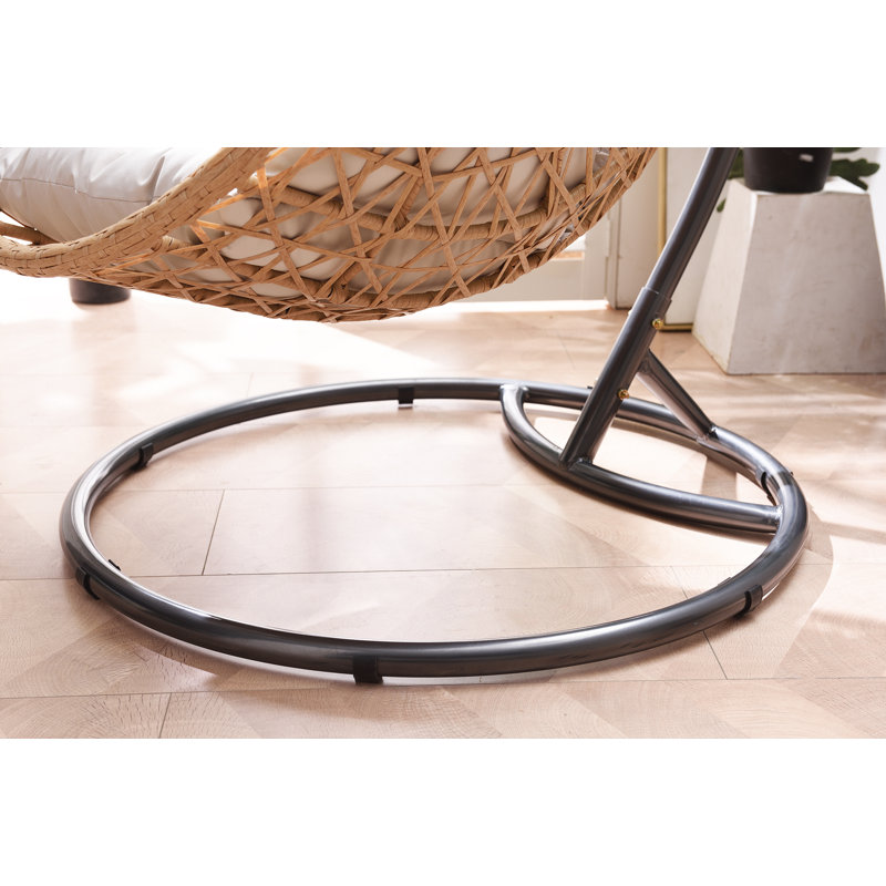 Holborn Indra Rattan Patio Swing Chair with Stand
