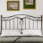 Vintage Metal Headboard With Butterfly Design-1824791647