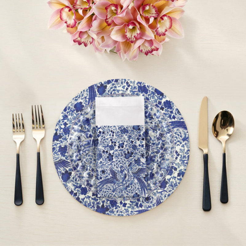 Royal Delft Inspiration Cotton Sateen Dinner Napkins
