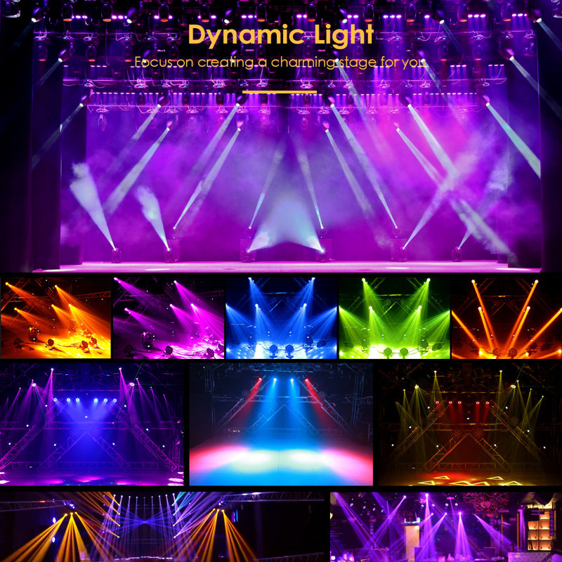 Lumière de scène 70W pour disco festive