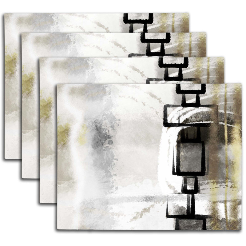 Napperon abstrait en polyester