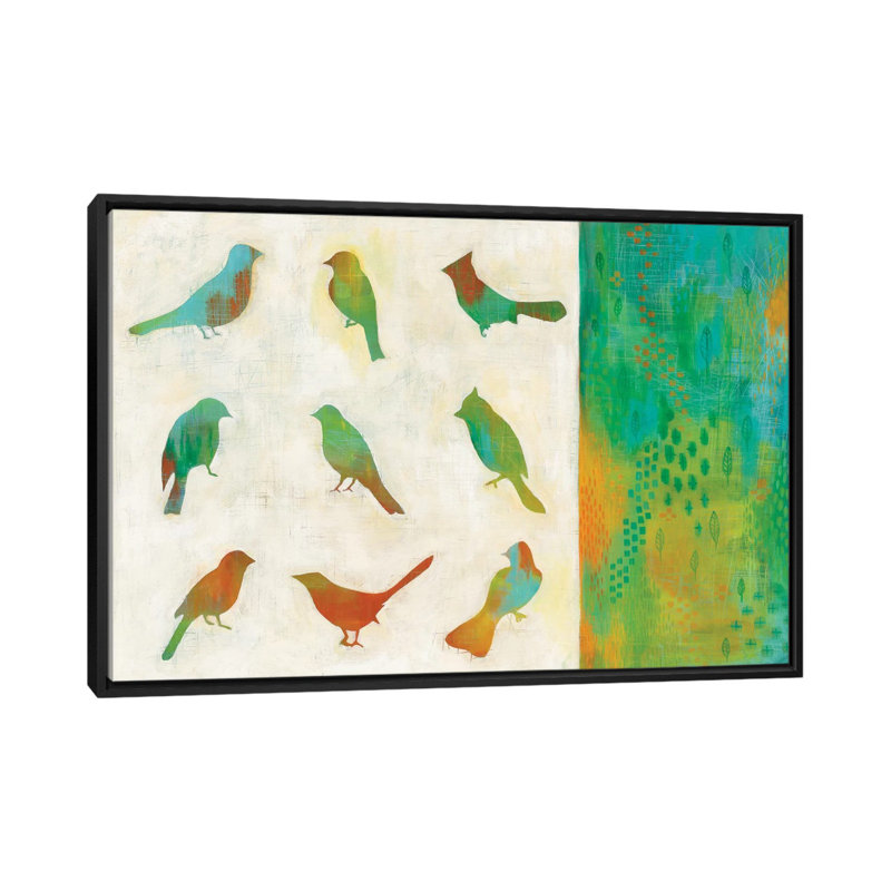 Flight Patterns I by Melissa Averinos - Gallery-Wrapped Canvas Giclée, 18" H x 26" W x 1.5" D, Black Framed Canvas, No Matte