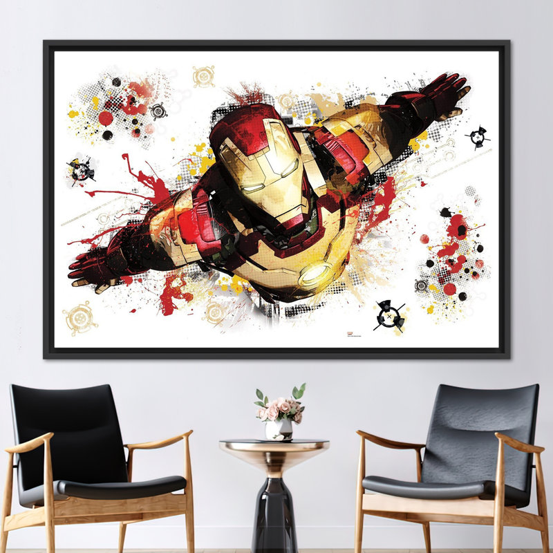 Print on Canvas, Framed Print without Mat, 20 cm H x 30 cm W, Black