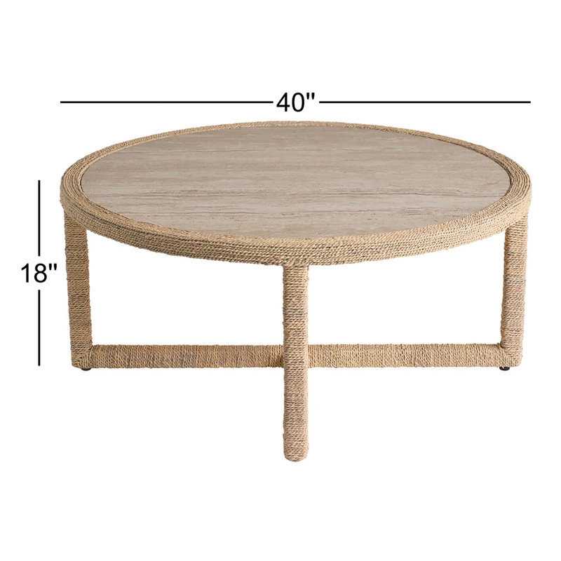 Abaca Cocktail Table