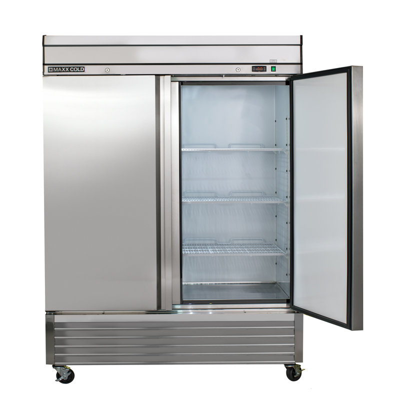 Maxx Cold Door Reach-In Freezer, Bottom Mount, 49 cu. ft., in Stainless Steel