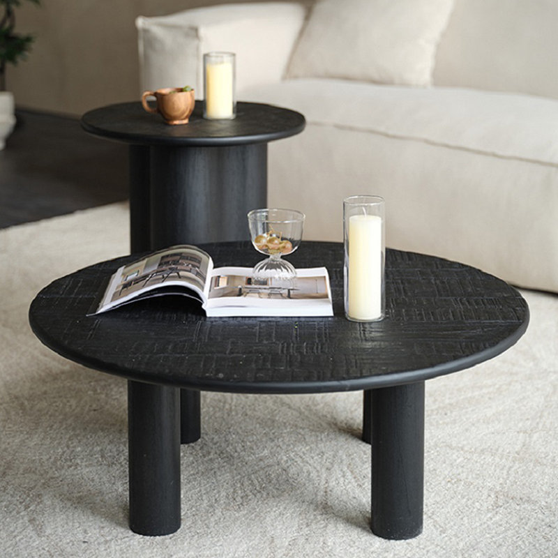 Table basse en bois de teck massif