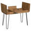 Bureau d'écriture Rustic Amber avec 4 rangements cachés