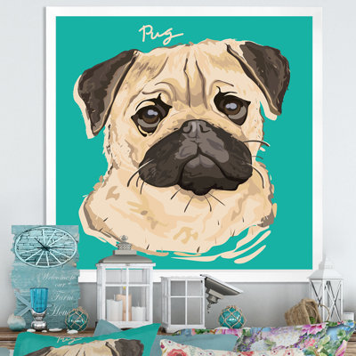 " Cartoon Pug "
