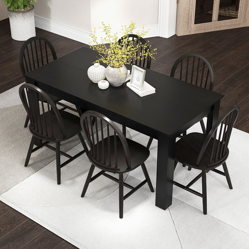 Bunel 6 - Person Four Leg Dining Set