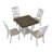 Multifunctional Expansion Folding Table,Can Sit 4 People,With Storage Space,Four Side Folding Table Can Save Space Colleagues Can Also Expand The Use Area,Suitable For Kitchen,Living Room