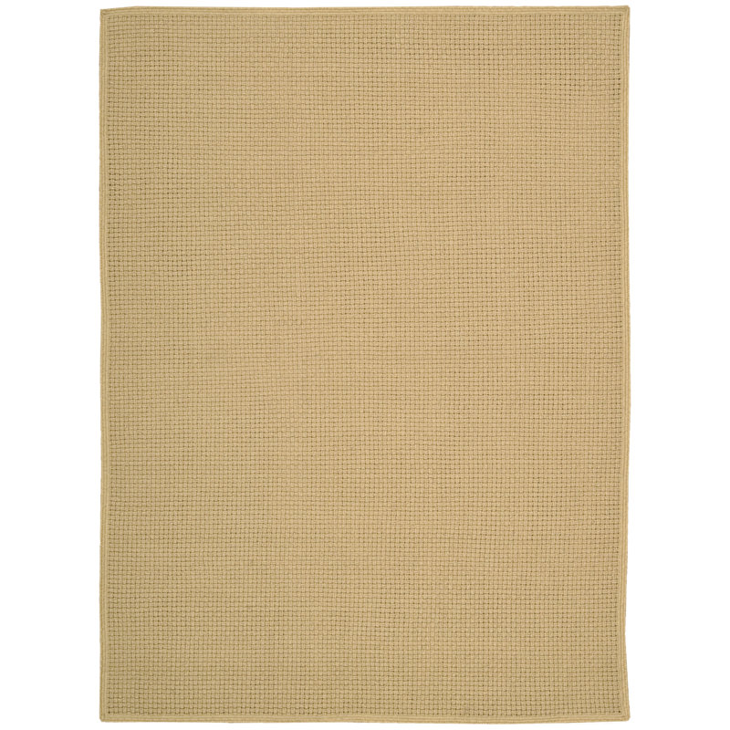Shetland Solid Colour Wool Area Rug, 122 x 183cm