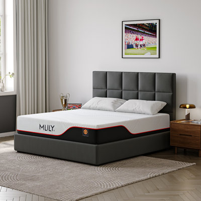 12'' Charcoal Medium Memory Foam Mattress