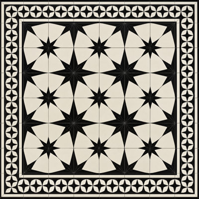 NightSky Black Cushioned Kitchen Mat