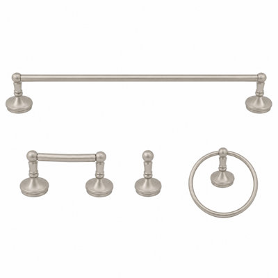 Ensemble de quincaillerie d'accessoires de salle de bain 4 pièces Sacramento P4BSAC18