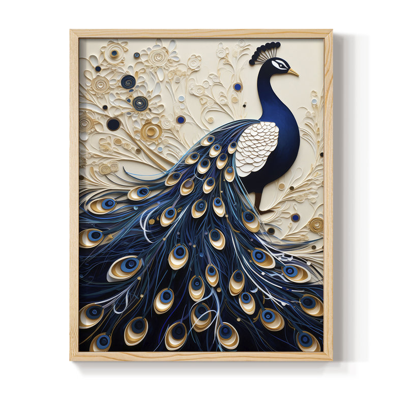 ANIMALS Series CCXXVII, reproduction encadrée - bois massif, H 15 po x l 12 po