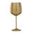 Cambridge Silversmiths 4-piece 18oz Brushed Gold Single-wall Wine Glasses