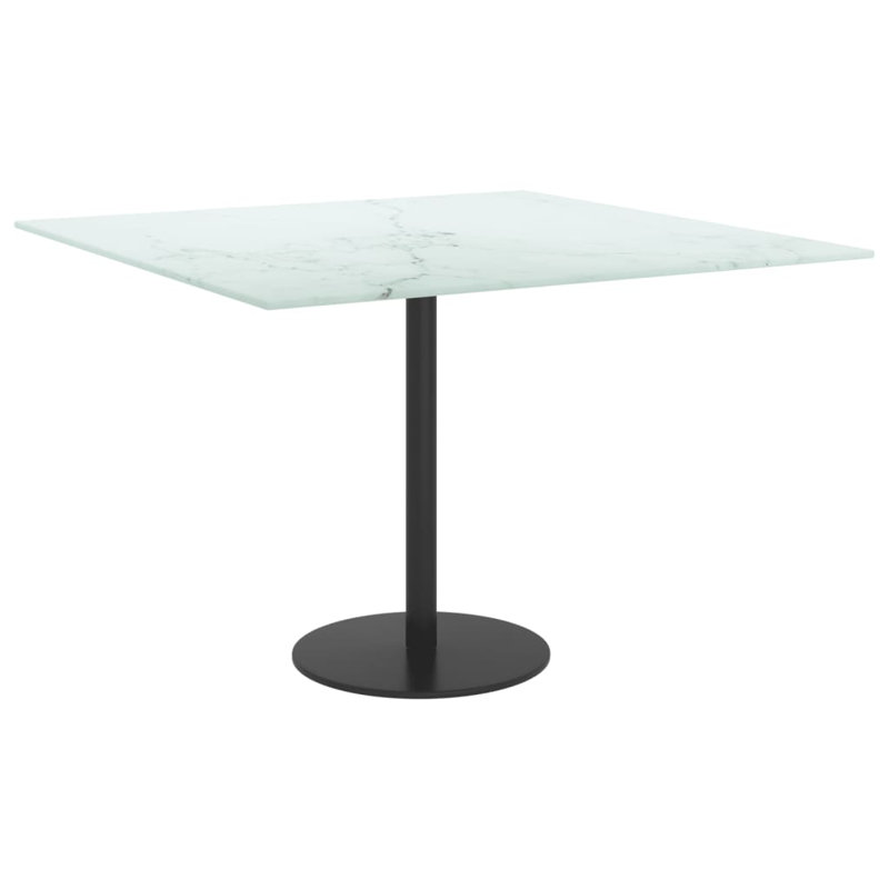 Table Top Glass Top Round Table Top Replacement for Coffee Side Tables, 23.6" x 23.6"