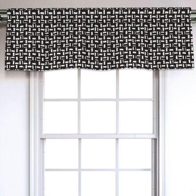 Sateen Ruffled Window Valance