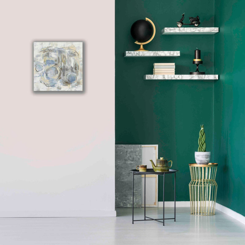«Signature II» par Silvia Vassileva, art mural sur toile, H 18 po x l 18 po x P 0,5 po