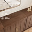 Buffet moderne avec rangement pour câbles et tablettes réglables-808775520