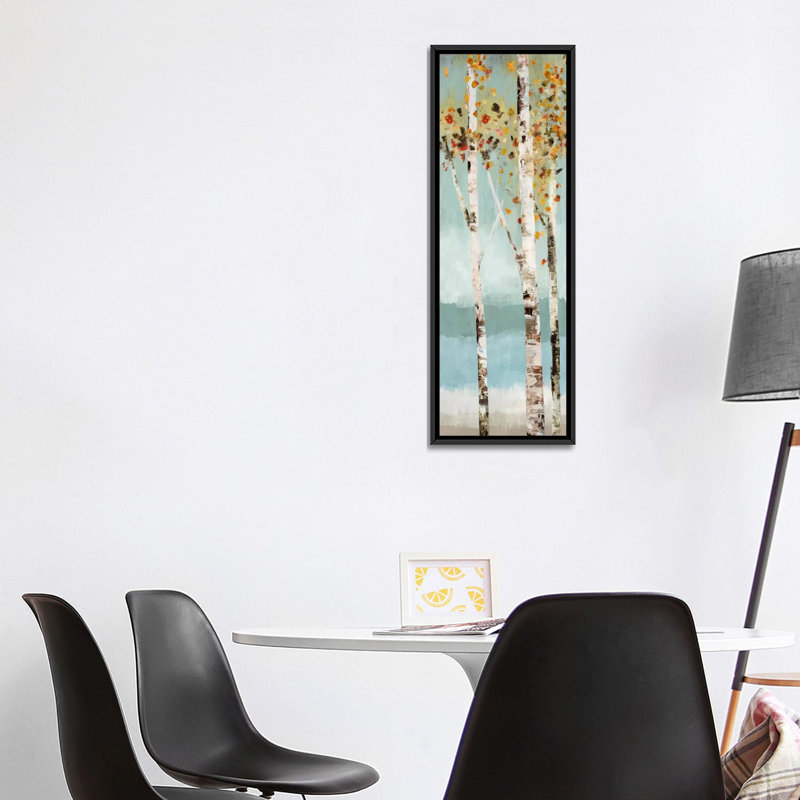 «Lookout II» par Allison Pearce, impression sur toile tendue, H 48 po x l 16 po x P 1,5 po, Toile avec cadre noir