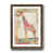 Papier, cadre noyer