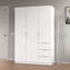 Alvieri 3 Door Manufactured Wood Wardrobe