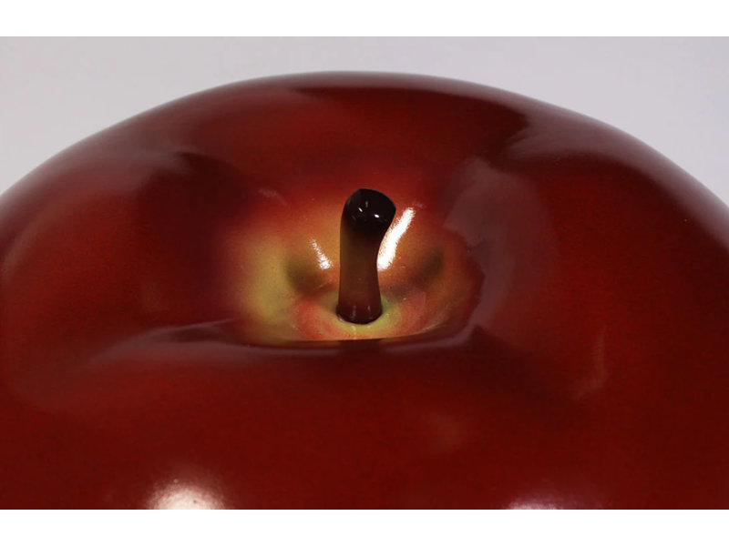 Babbi Medium Red Apple Over Sized Statue