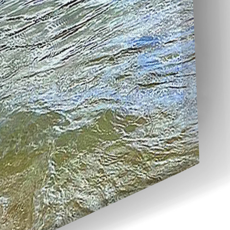 «Tunnels Beach» par Nicole Dell, art mural en verre acrylique, H 24 po x l 16 po