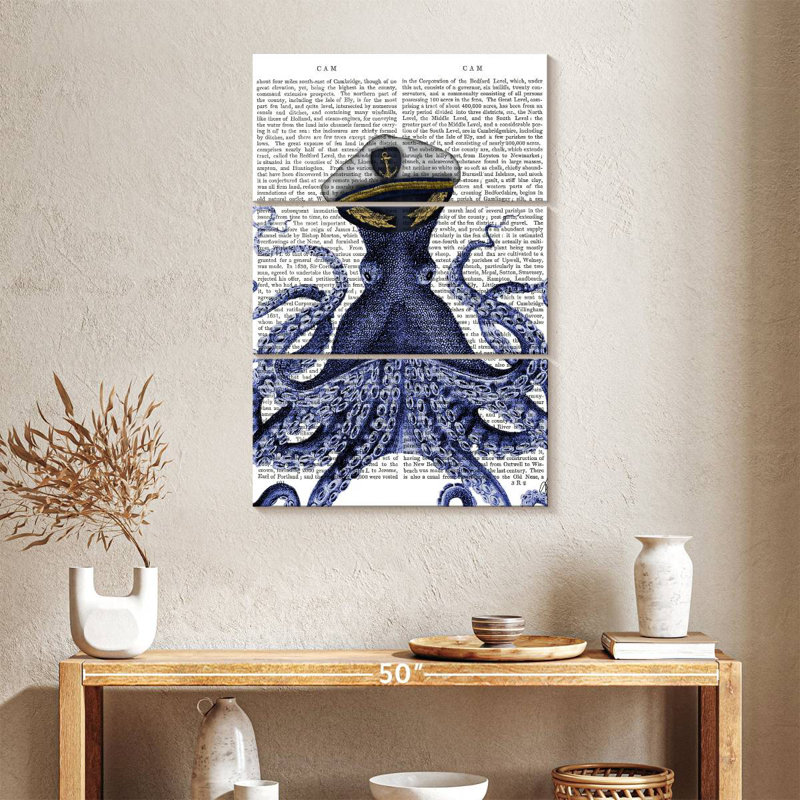 Brampt Captain Octopus, 38" H x 24" W