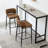 Metal Frame PU Leather Barstool-93075638