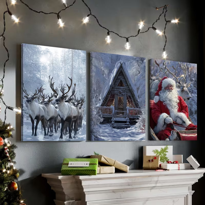 3 Piece Wrapped Canvas Print