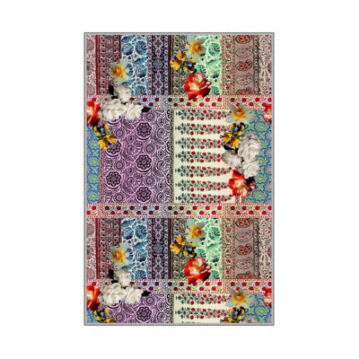 Premium Hall Carpet (3.3 x 6.6 ft), 100% Polyester, 0.4 in Pile Height | Antibacterial, Non-Slip PVC Dot Underside | Machine Washable, 3D Digital Printing | Ideal for Living Room, Bedroom, and Entryway Decor
