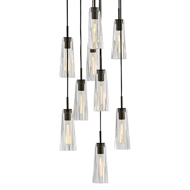 Cosette 9 - Light Pendant, Black Oxide