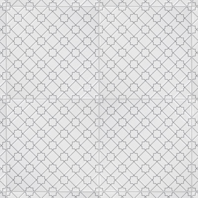 Sevillano Giralda 8" x 8" Ceramic Patterned Wall Tile