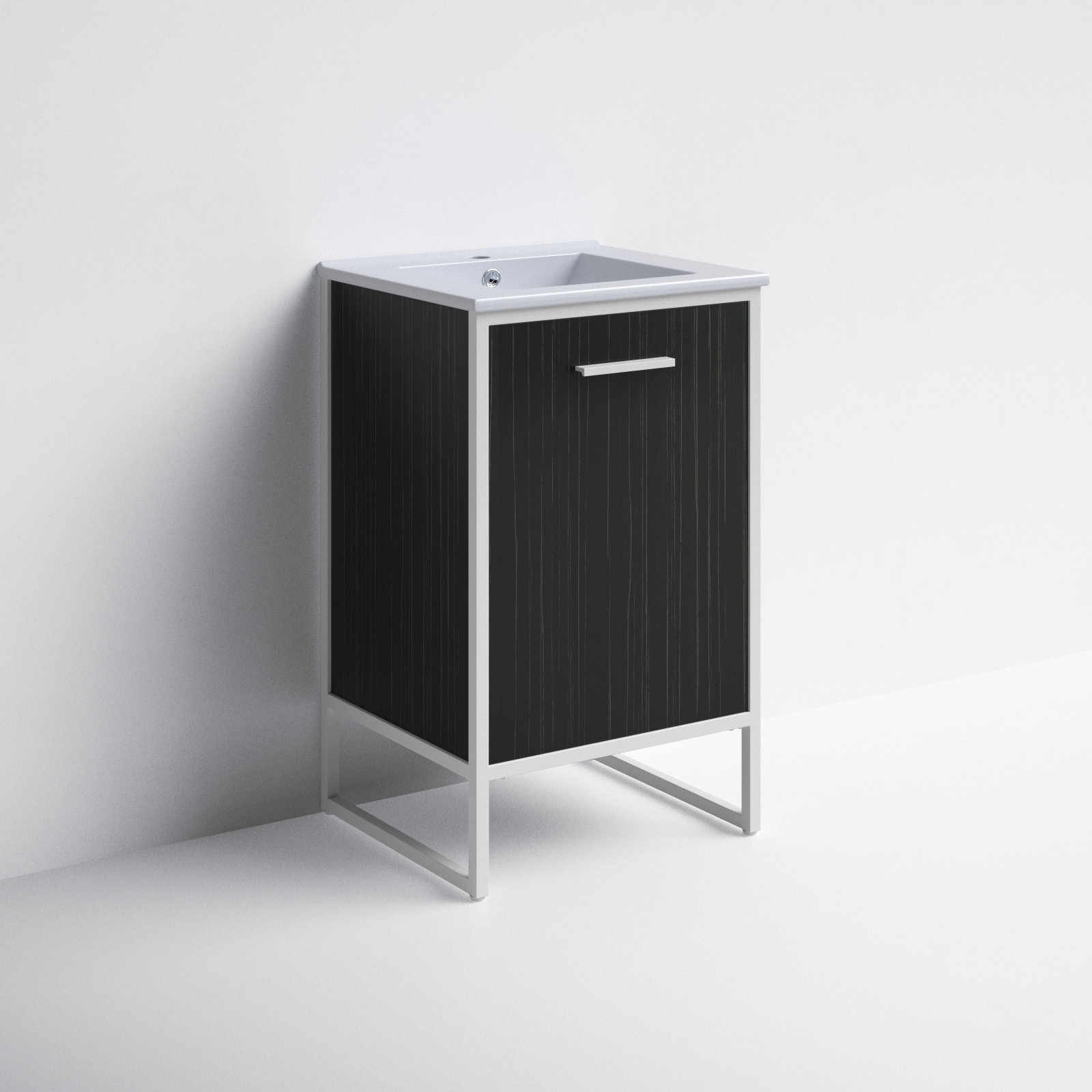 Saray 20'' Single Bathroom Vanity, Dawn Gray