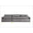 Grey Velvet Sofa-399468904