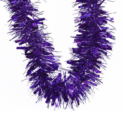 3 In One Pack Halloween Decorations Purple Stripe Flowers Party Venues Ribbons Metal Wreaths Holiday Decorations