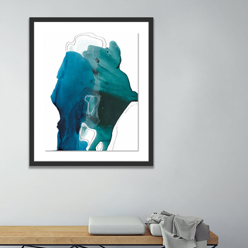 Faith Print by Kim Whiteside, 60" H x 48" W x 2.5" D, Black